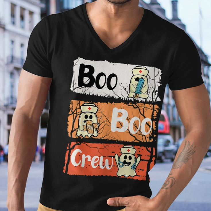 Boo Crew Team Nursing Lpn Cna Healthcare Nurse Halloween Men V-Neck Tshirt