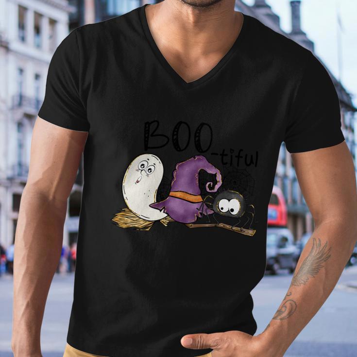 Boo Tiful Funny Halloween Quote V4 Men V-Neck Tshirt