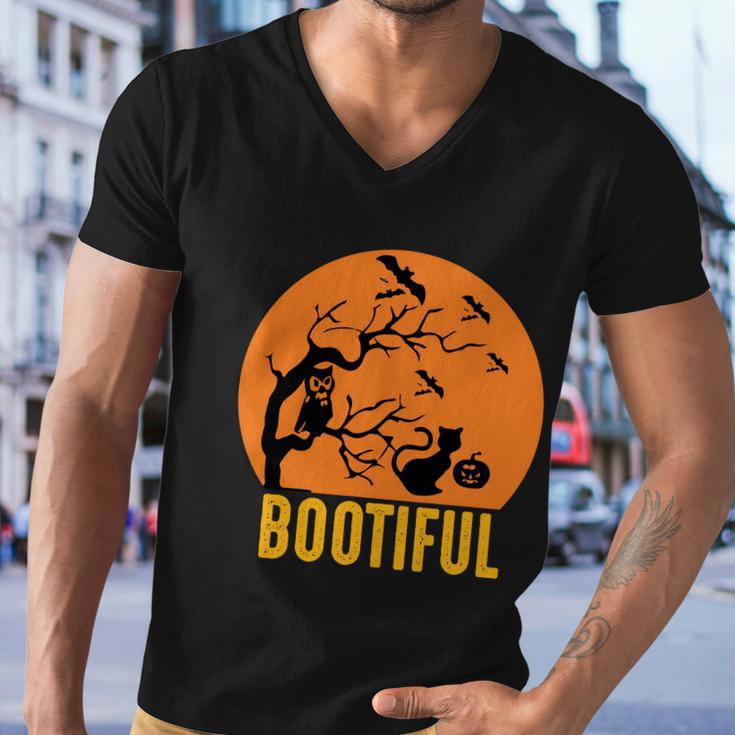 Bootiful Funny Halloween Quote Men V-Neck Tshirt