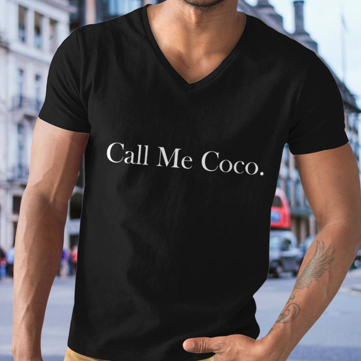 Call Me Coco Tshirt Men V-Neck Tshirt