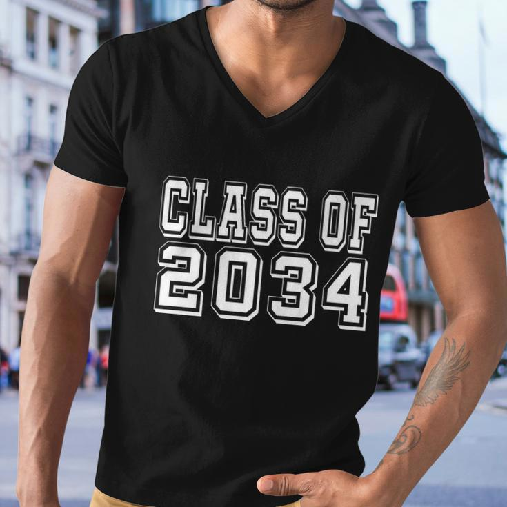 Class Of 2034 Grow With Me Tshirt Men V-Neck Tshirt