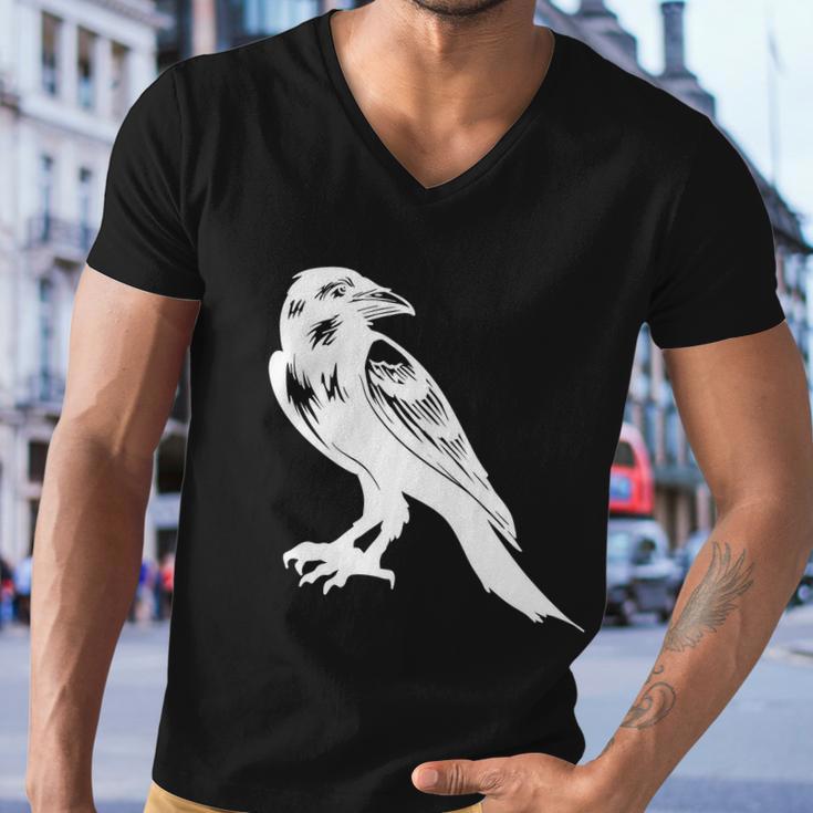 Crow Funny Halloween Quote Men V-Neck Tshirt