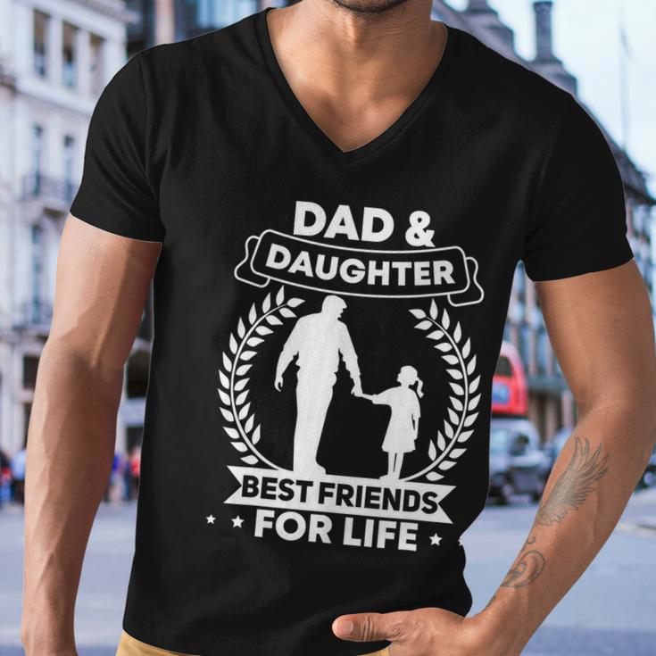 Dad And Daughter Matching Outfits Fathers Day Daddy And Girl Men V-Neck Tshirt