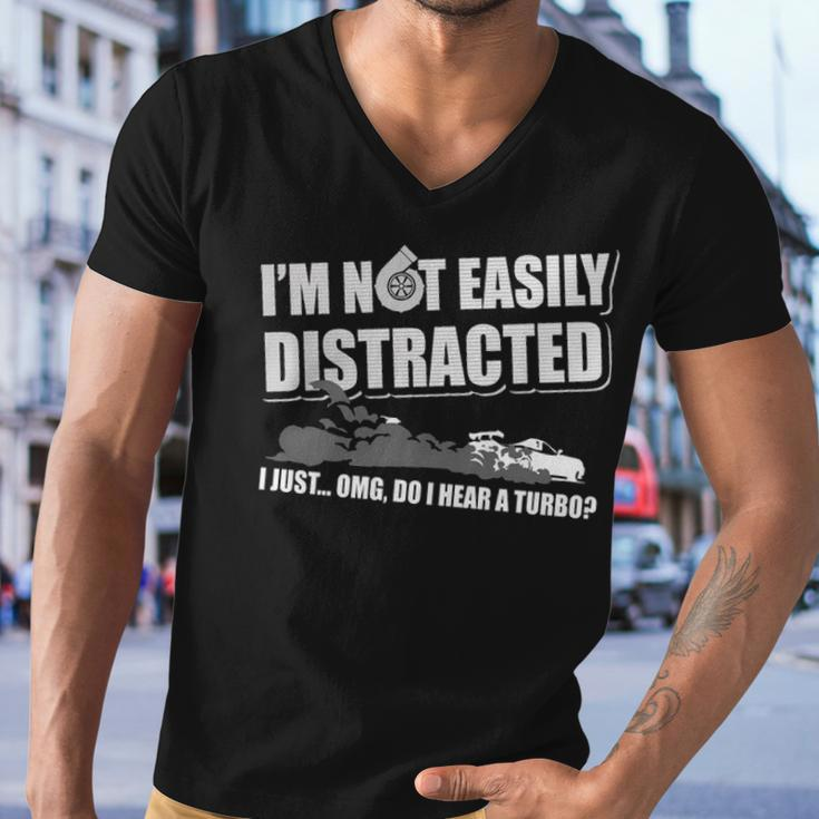 Easily Distracted - Turbo Men V-Neck Tshirt