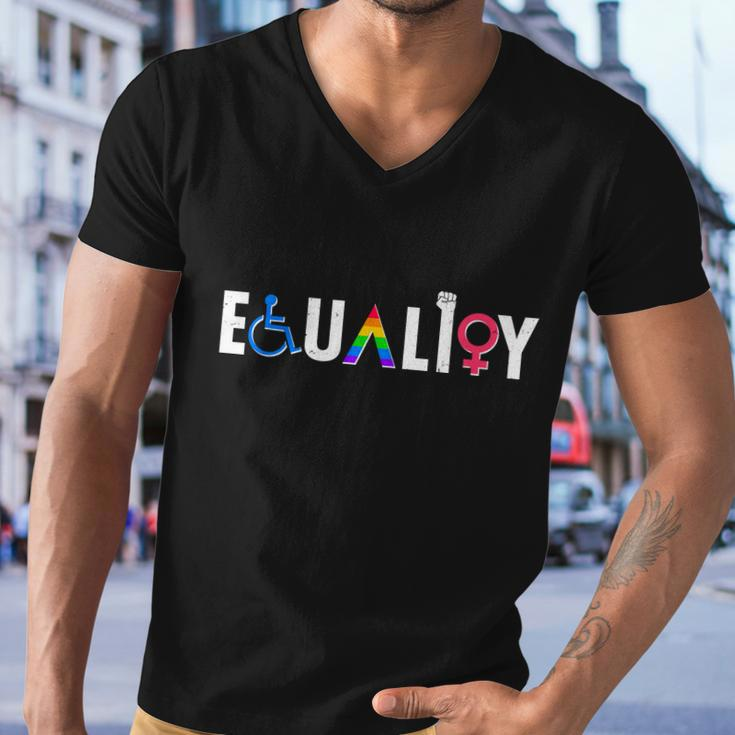 Equality Lgbt Human Rights Tshirt Men V-Neck Tshirt
