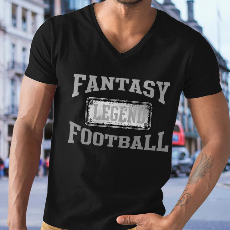 Fantasy Football Team Legends Vintage Tshirt Men V-Neck Tshirt