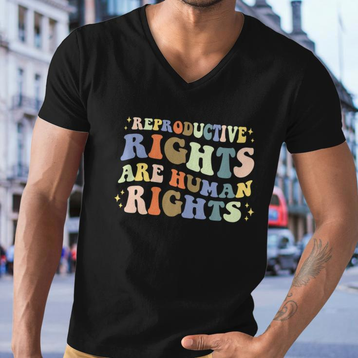 Feminist Aestic Reproductive Rights Are Human Rights Men V-Neck Tshirt
