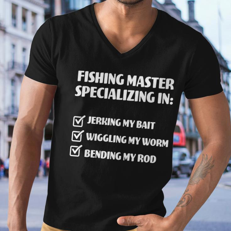 Fishing Master Specializing Tshirt Men V-Neck Tshirt