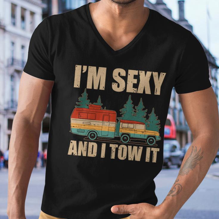 Funny Im Sexy And I Tow It Tshirt Men V-Neck Tshirt