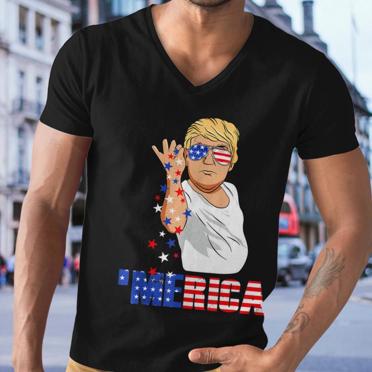 Funny Trump Salt Merica Freedom 4Th Of July Tshirt Gifts Men V-Neck Tshirt