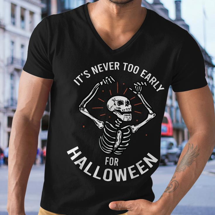 Halloween Design Its Never Too Early For Halloween Design Men V-Neck Tshirt