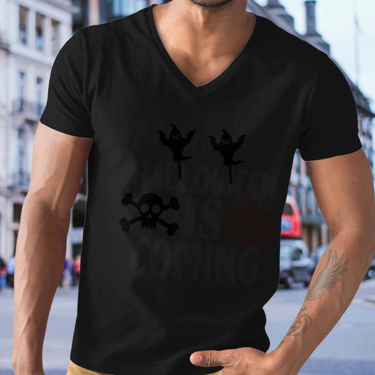 Halloween Is Coming Halloween Quote Men V-Neck Tshirt