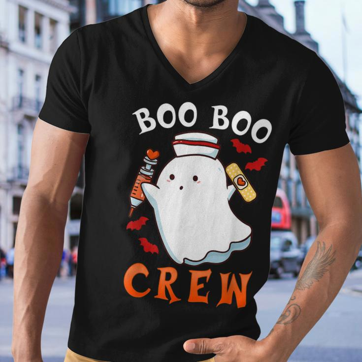 Halloween Nurse Boo Boo Crew Men V-Neck Tshirt