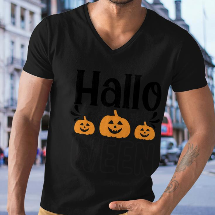 Halloween Pumpkin Halloween Quote V3 Men V-Neck Tshirt