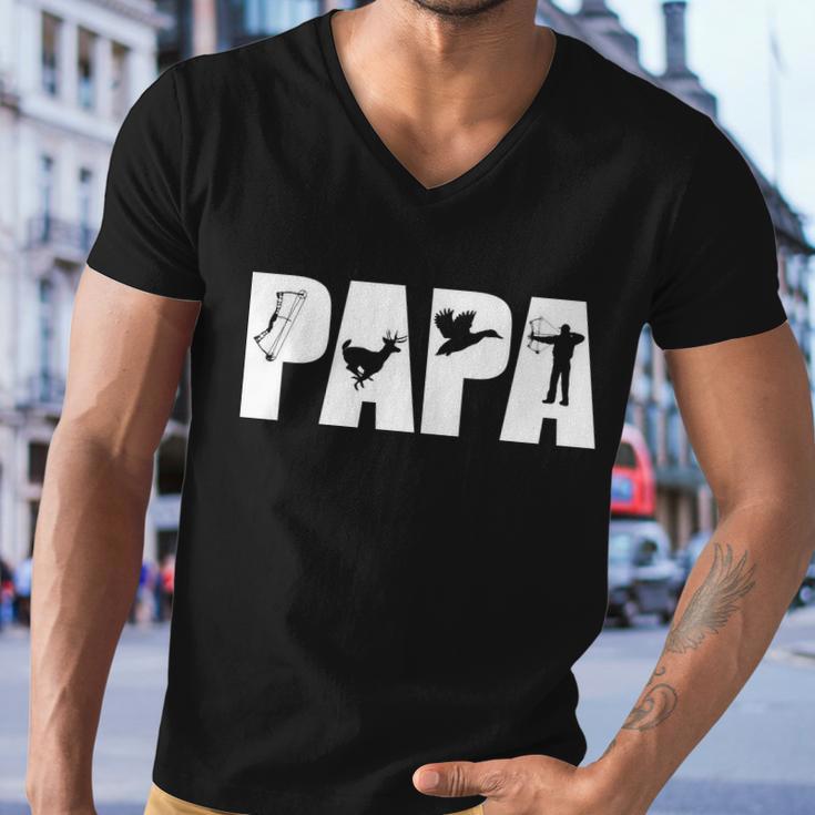 Hunting Papa Tshirt Men V-Neck Tshirt