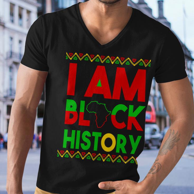 I Am Black History V2 Men V-Neck Tshirt