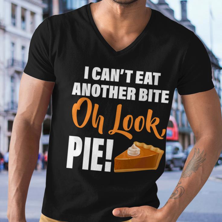 I Cant Eat Another Bite Oh Look Pie Tshirt Men V-Neck Tshirt