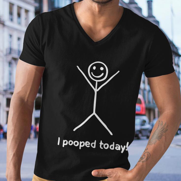 I Pooped Today V2 Men V-Neck Tshirt