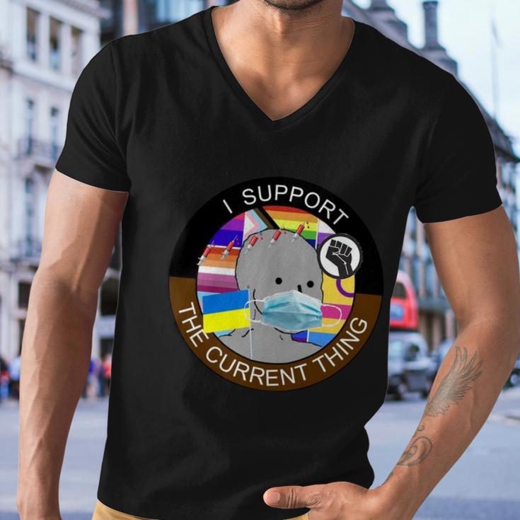 I Support The Current Thing Tshirt V2 Men V-Neck Tshirt