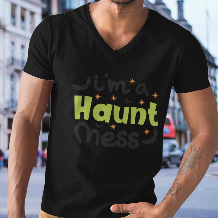 Im A Haunt Ness Halloween Quote Men V-Neck Tshirt