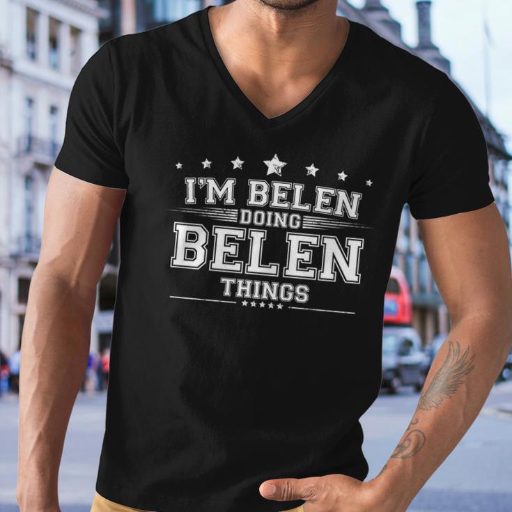 Im Belen Doing Belen Things Men V-Neck Tshirt