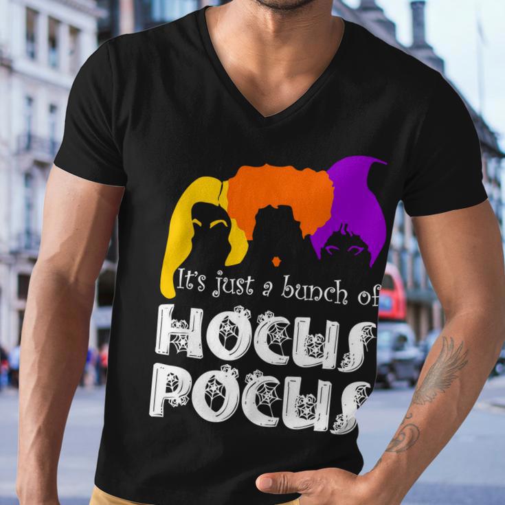 Its Just A Bunch Of Hocus Pocus Halloween Tshirt Men V-Neck Tshirt