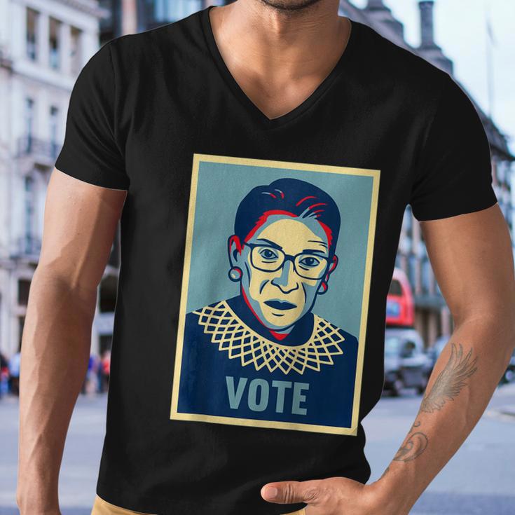 Jusice Ruth Bader Ginsburg Rbg Vote Voting Election Men V-Neck Tshirt