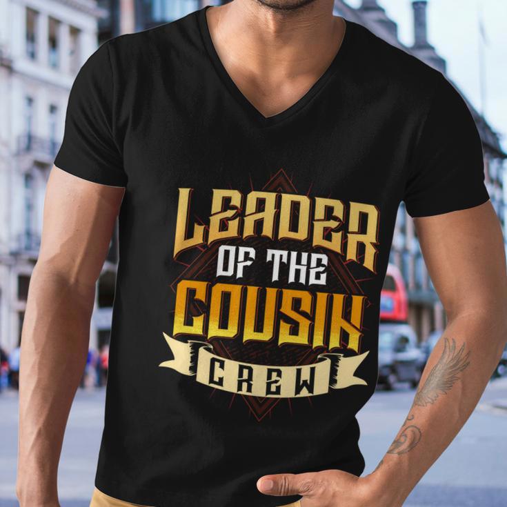 Leader Of The Cousin Crew Big Cousin Squad Oldest Cousin Gift Men V-Neck Tshirt