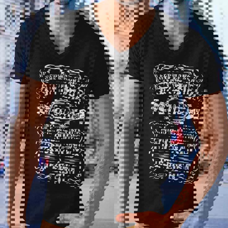 Legends Were Born In September 1982 40Th Birthday Gifts Men V-Neck Tshirt