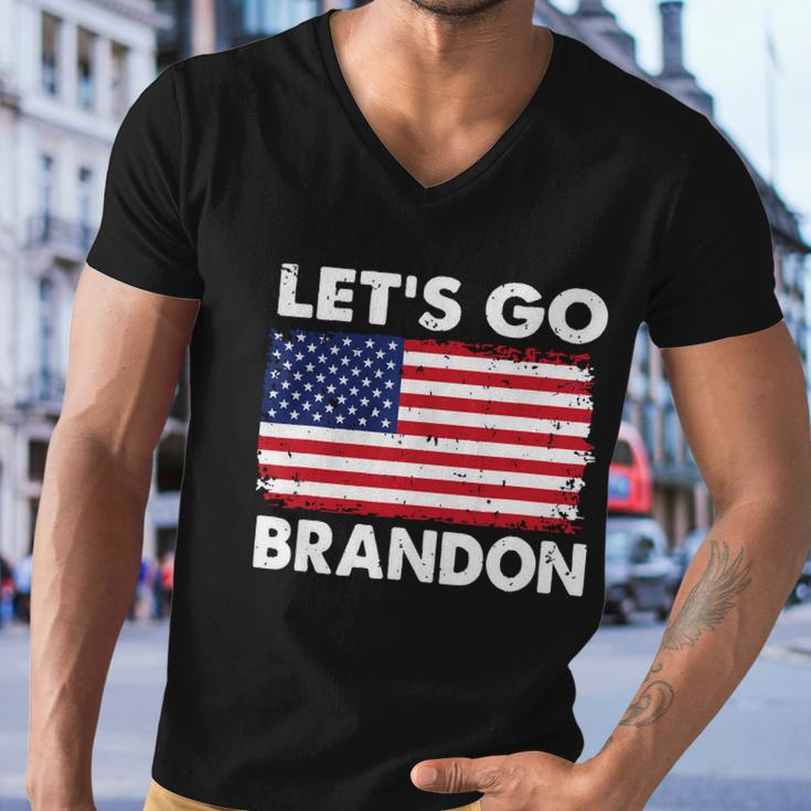 Lets Go Brandon Lets Go Brandon Flag Tshirt Men V-Neck Tshirt