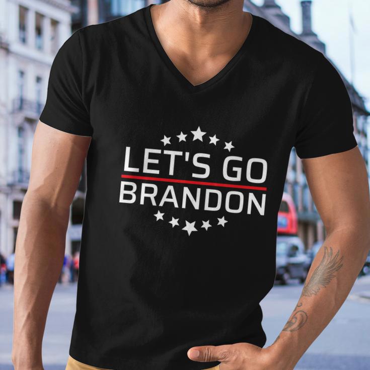 Lets Go Brandon Lets Go Brandon Lets Go Brandon Lets Go Brandon Men V-Neck Tshirt