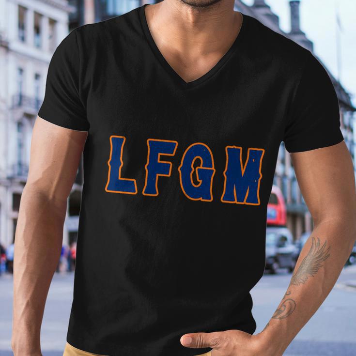 Lfgm Vintage Baseball Fans Catchers Pitchers Men V-Neck Tshirt