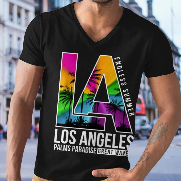 Los Angeles Endless Summer Men V-Neck Tshirt