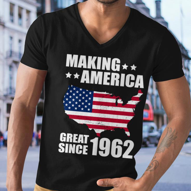 Making America Great Since 1962 Birthday Men V-Neck Tshirt