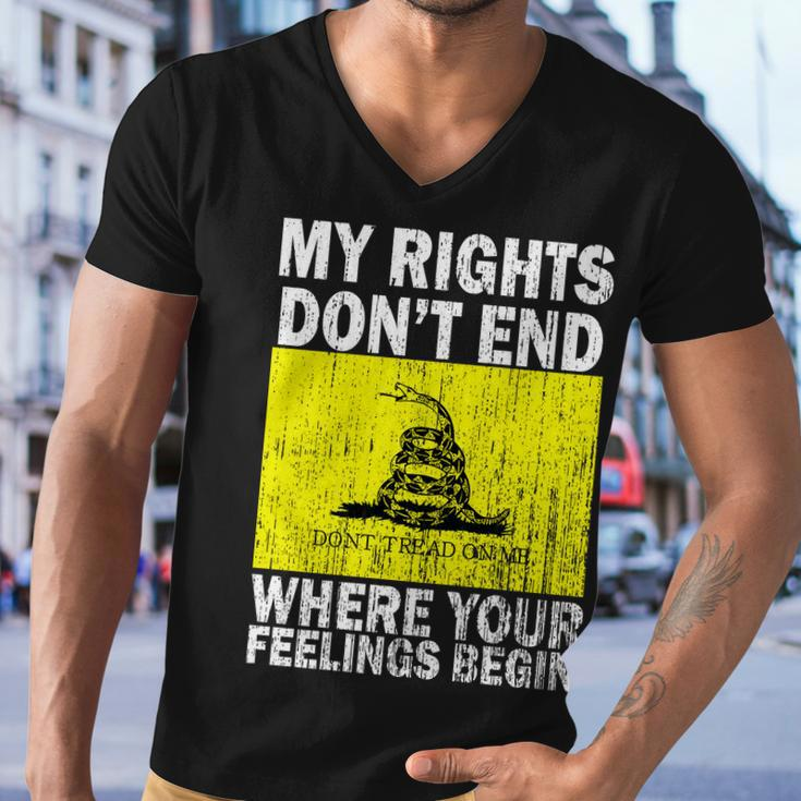 My Rights Dont End Where Your Feelings Begin Tshirt Men V-Neck Tshirt