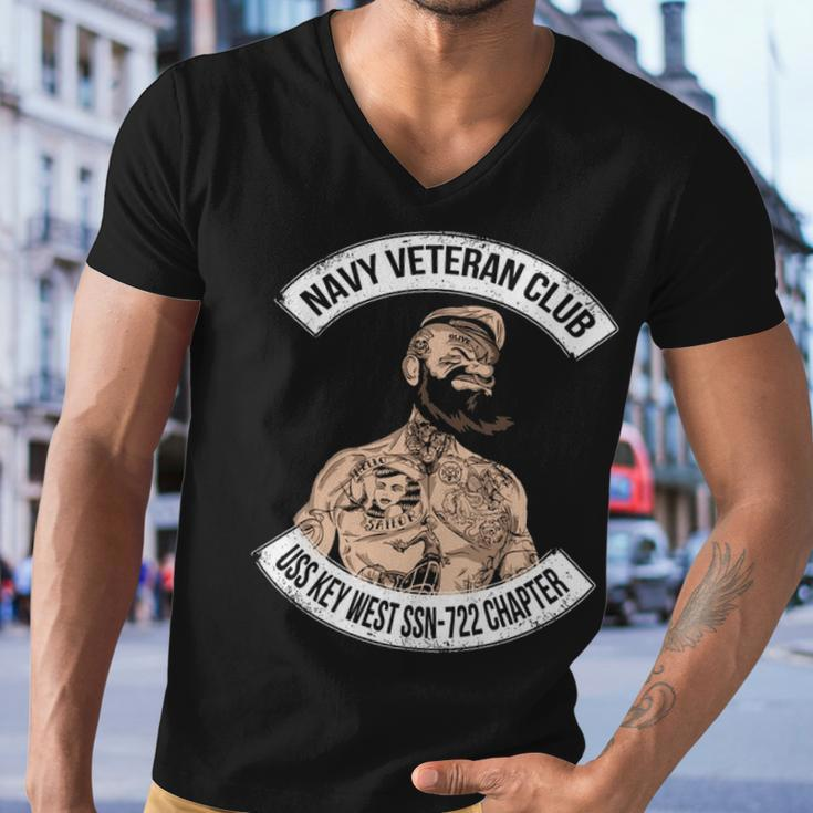 Navy Uss Key West Ssn Men V-Neck Tshirt