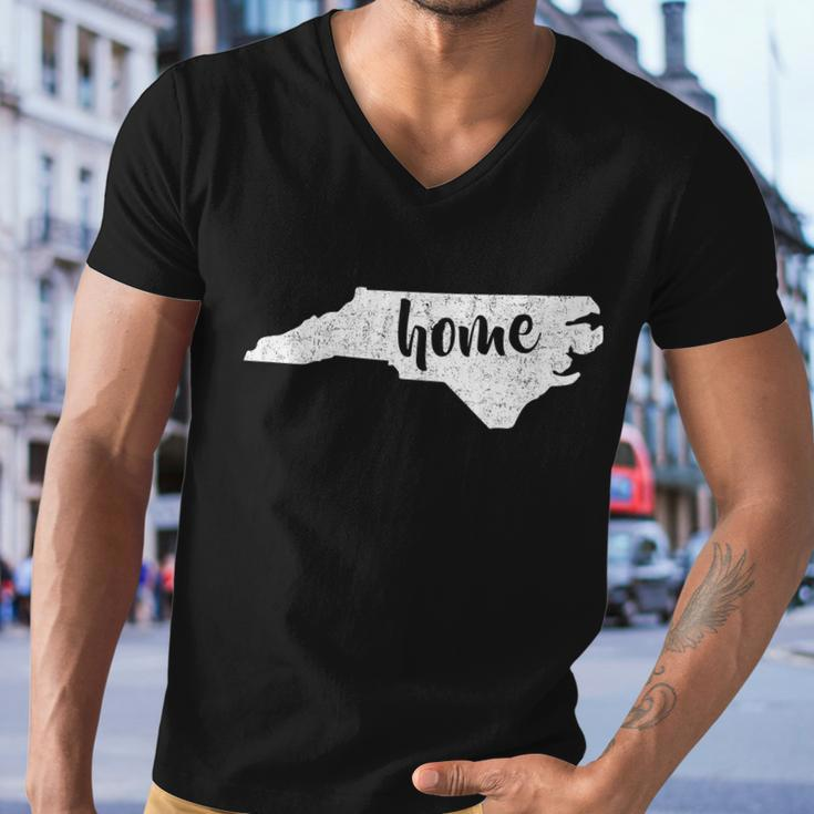 North Carolina Home State Men V-Neck Tshirt