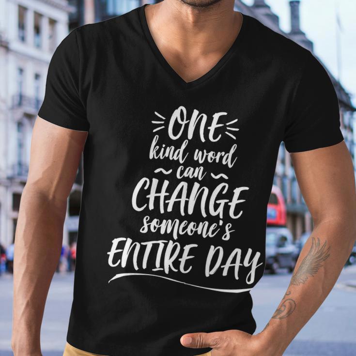 One Kind Word Anti Bullying Tshirt Men V-Neck Tshirt