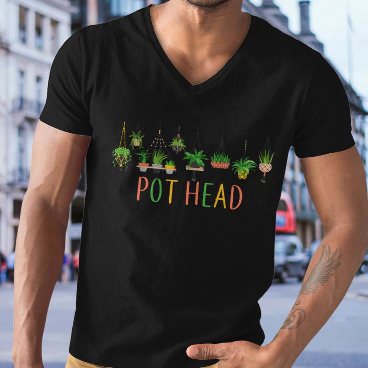 Pot Head For Plant Lovers Tshirt Men V-Neck Tshirt