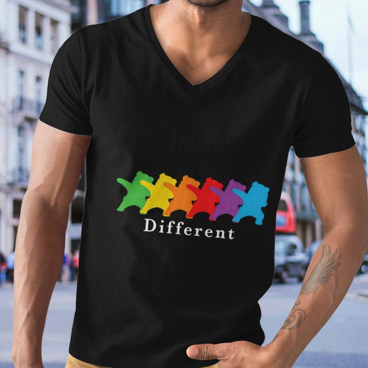 Pride Month Dare To Be Different Rainbow Lgbt Men V-Neck Tshirt