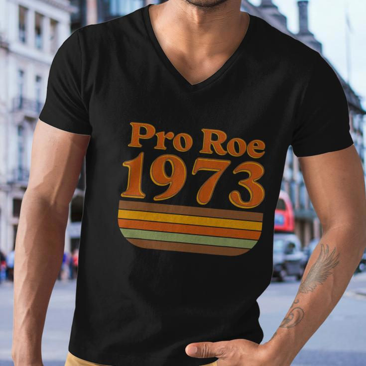 Pro Roe 1973 Retro Vintage Design Men V-Neck Tshirt