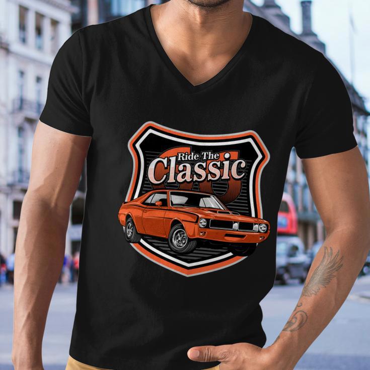 Ride The Classic Men V-Neck Tshirt