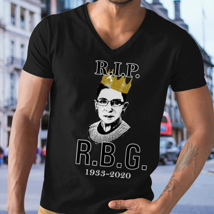 Rip Notorious Rbg Ruth Bader Ginsburg 1933-2020 Tshirt Men V-Neck Tshirt