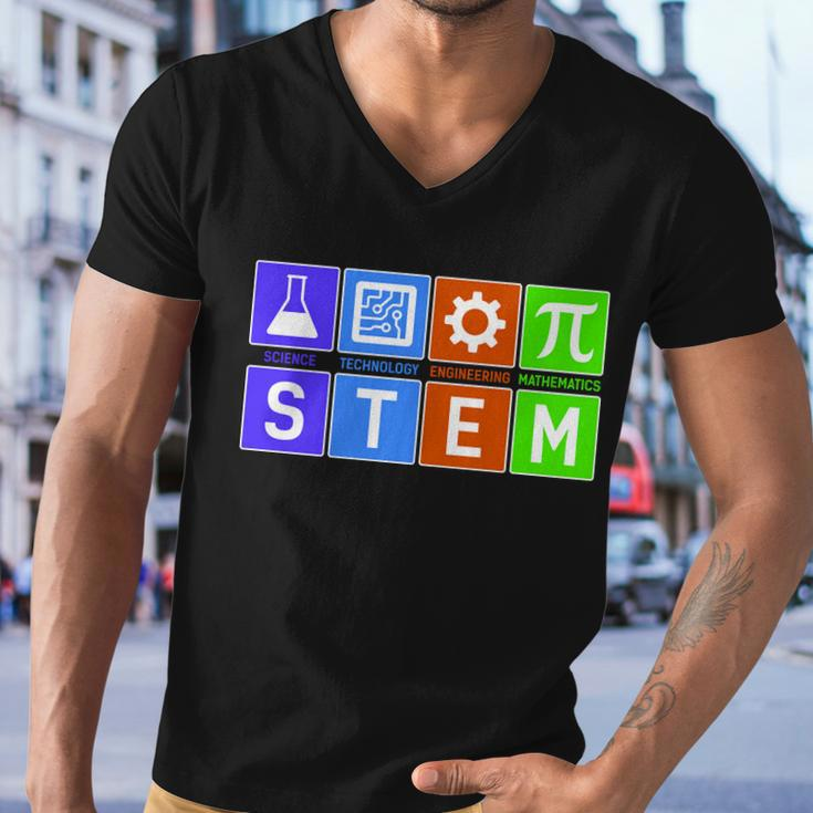 Stem - Science Technology Engineering Mathematics Tshirt Men V-Neck Tshirt