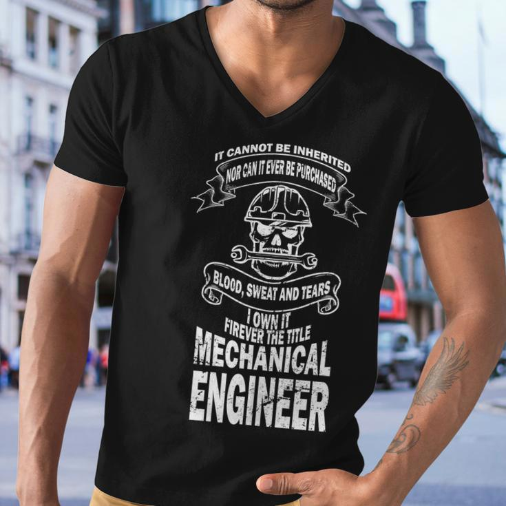Sweat Blood Tears Mechanical Engineer Men V-Neck Tshirt