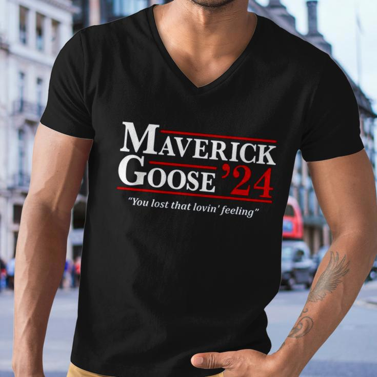Talk To Me Goose Marverick Goose Men V-Neck Tshirt