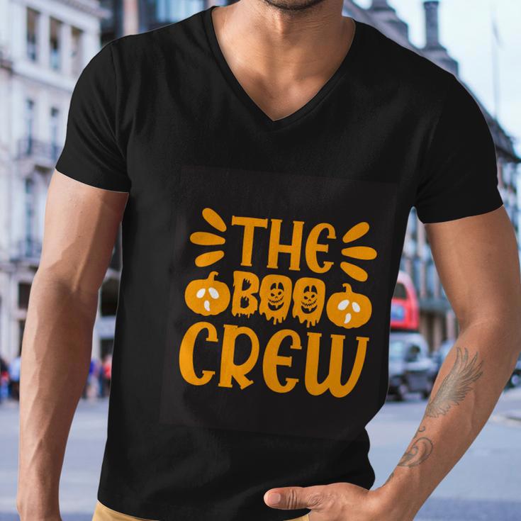 The Boo Crew Funny Halloween Quote Men V-Neck Tshirt