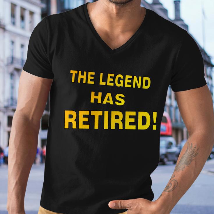 The Legend Has Retired Tshirt Men V-Neck Tshirt