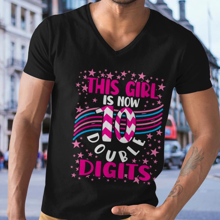 This Girl Is Now 10 Double Digits Gift Men V-Neck Tshirt