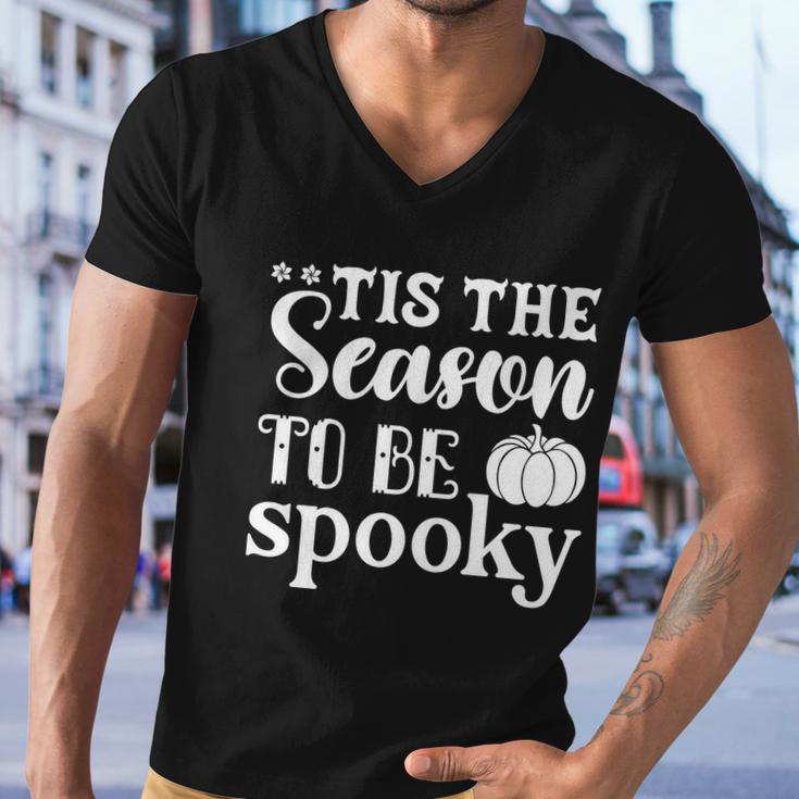 Tis The Season To Be Spooky Halloween Quote Men V-Neck Tshirt